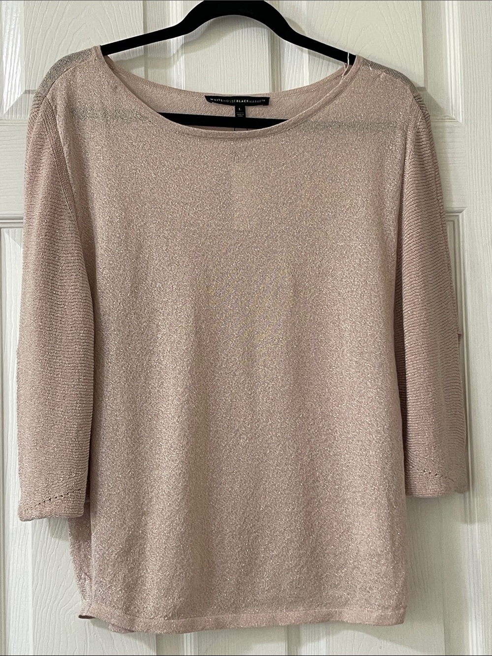 NWT White House Black Market Sparkling Knit Pullover Top
